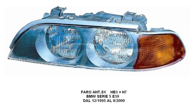 FARO BMW SERIE 5 E39 ANT.SX F/A - Clicca l'immagine per chiudere